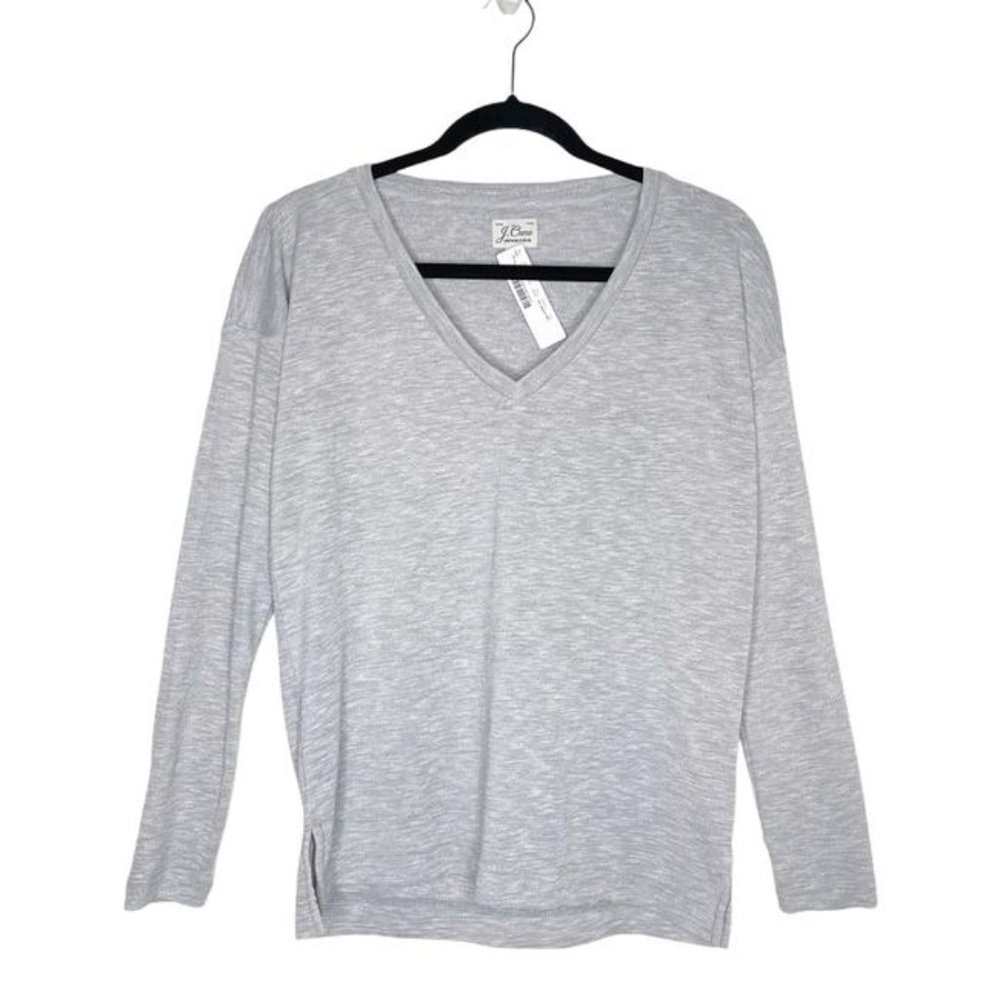 J Crew V-NECK T-SHIRT IN SPACE-DYED JERSEY - S
